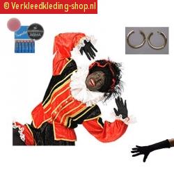Zwarte piet verkleed pakket